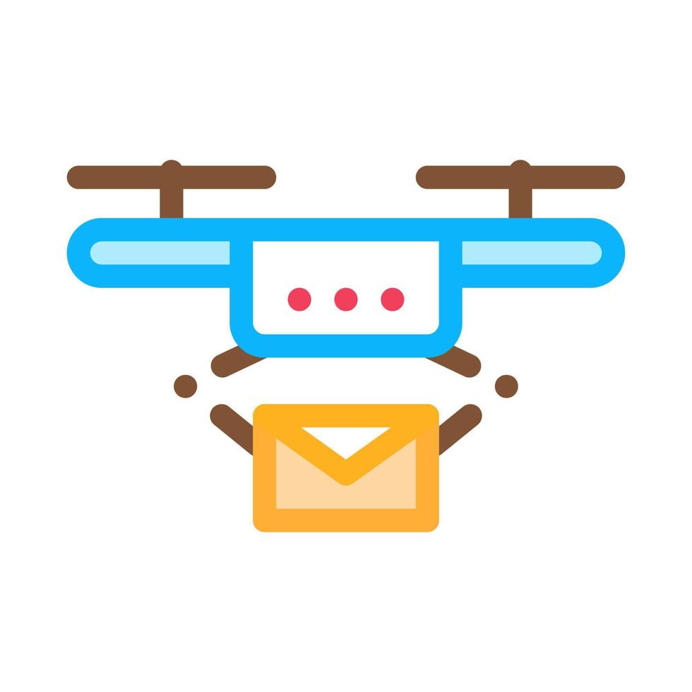 dar mail levering post- vervoer bedrijf icoon vector illustratie