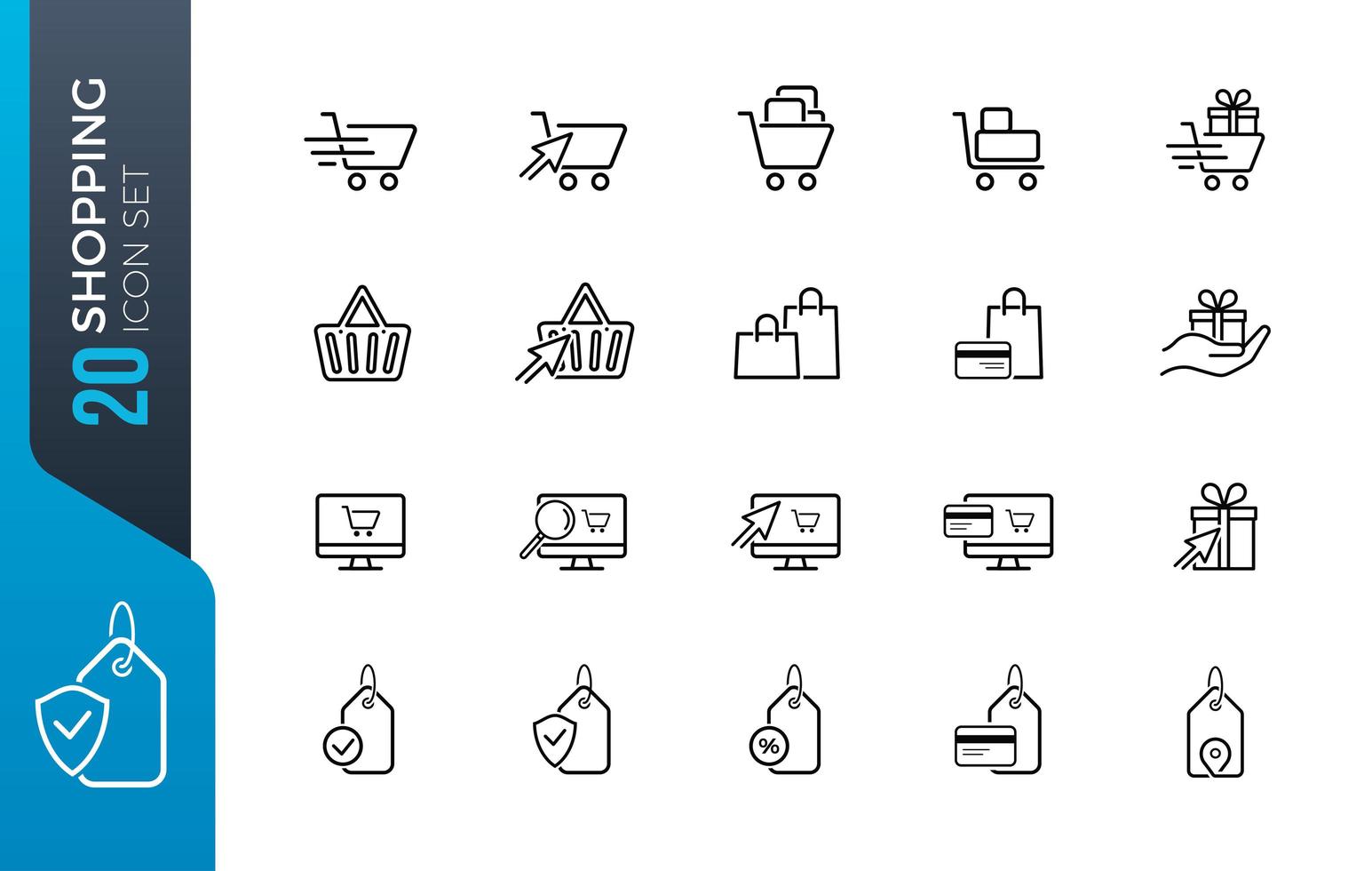 minimale winkel icon set vector