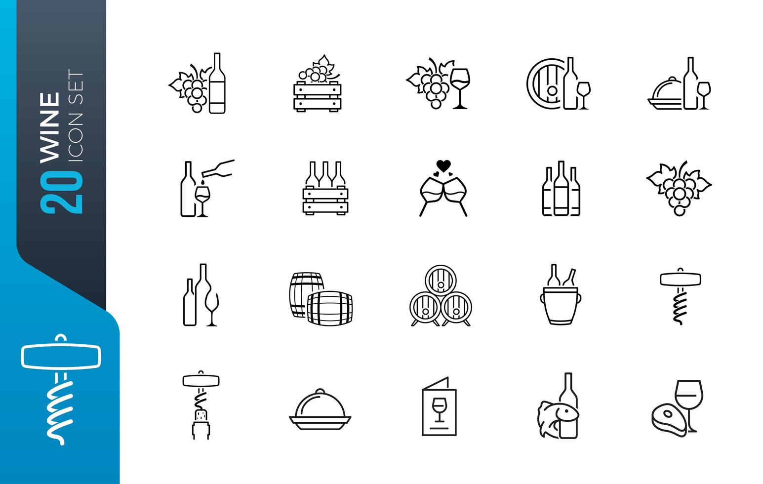 minimale tandheelkundige icon set collectie vector