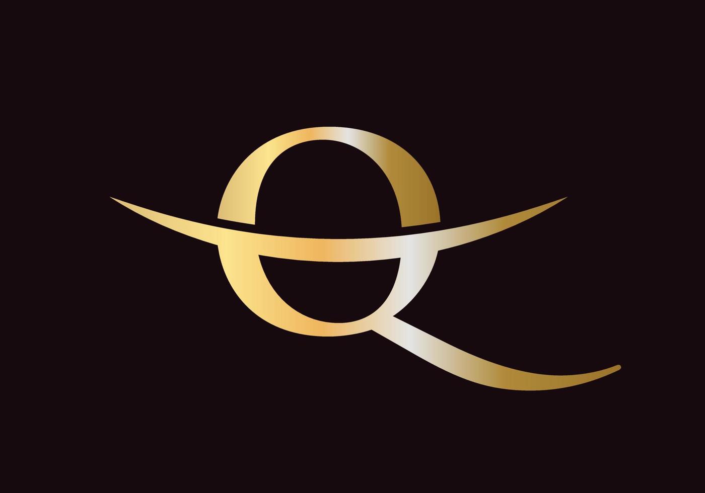 brief q logo ontwerp voor bedrijf en bedrijf identiteit vector