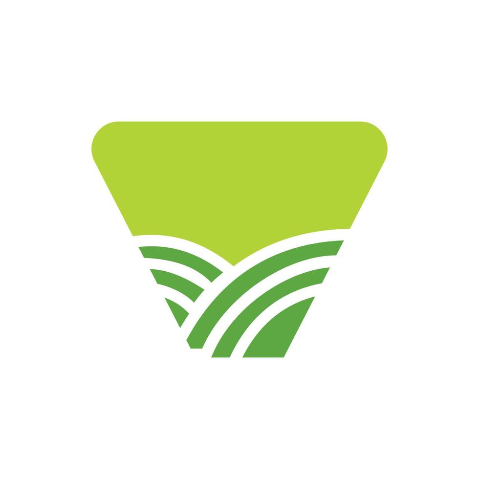 brief v landbouw logo. agro boerderij logo gebaseerd Aan alfabet voor bakkerij, brood, taart, cafe, gebakje, huis industrieën bedrijf identiteit vector