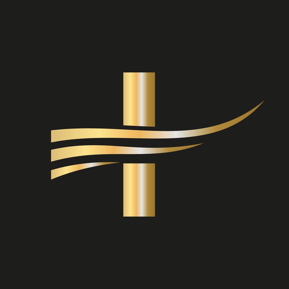 modern brief ik logo monogram logotype vector sjabloon gecombineerd met luxe, mode bedrijf en bedrijf identiteit
