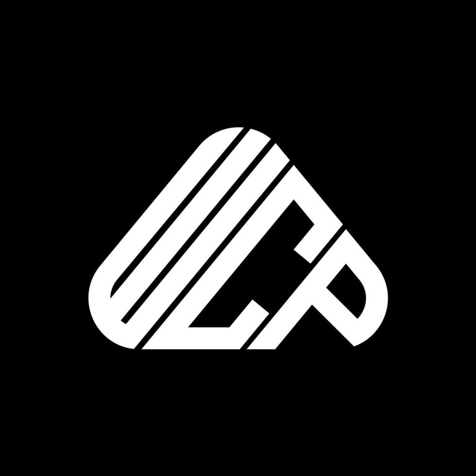 wcp brief logo creatief ontwerp met vector grafisch, wcp gemakkelijk en modern logo.
