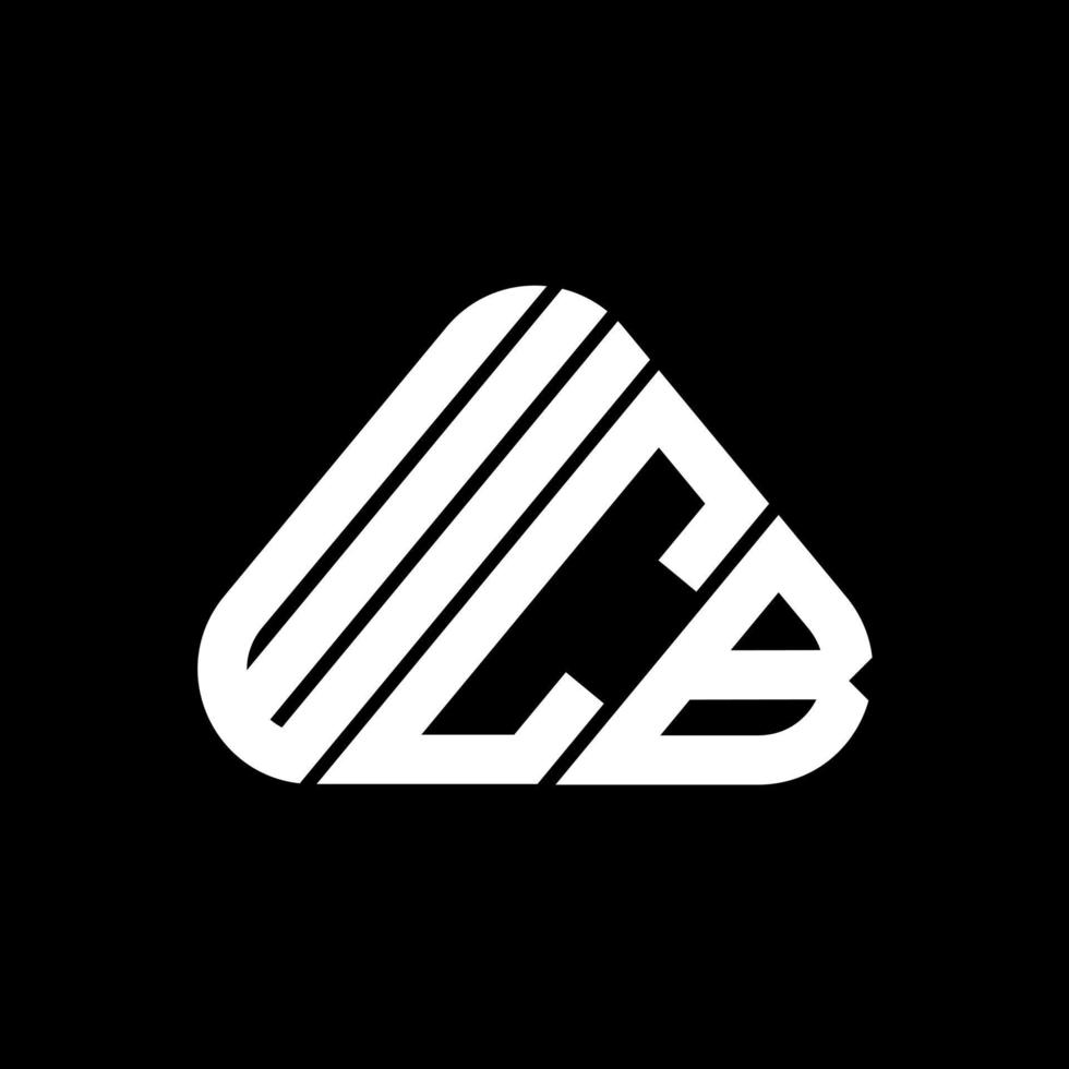 wcb brief logo creatief ontwerp met vector grafisch, wcb gemakkelijk en modern logo.