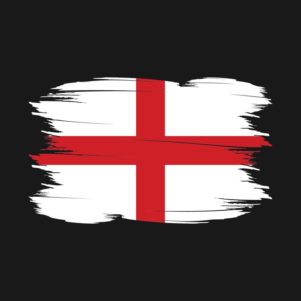 Engeland vlag borstel vector illustratie