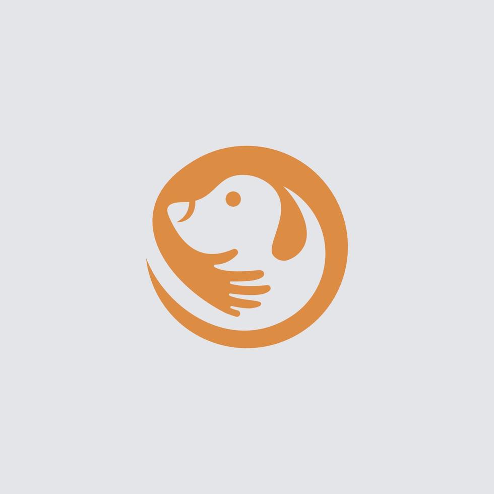 hond logo ontwerp sjabloon vectorillustratie vector