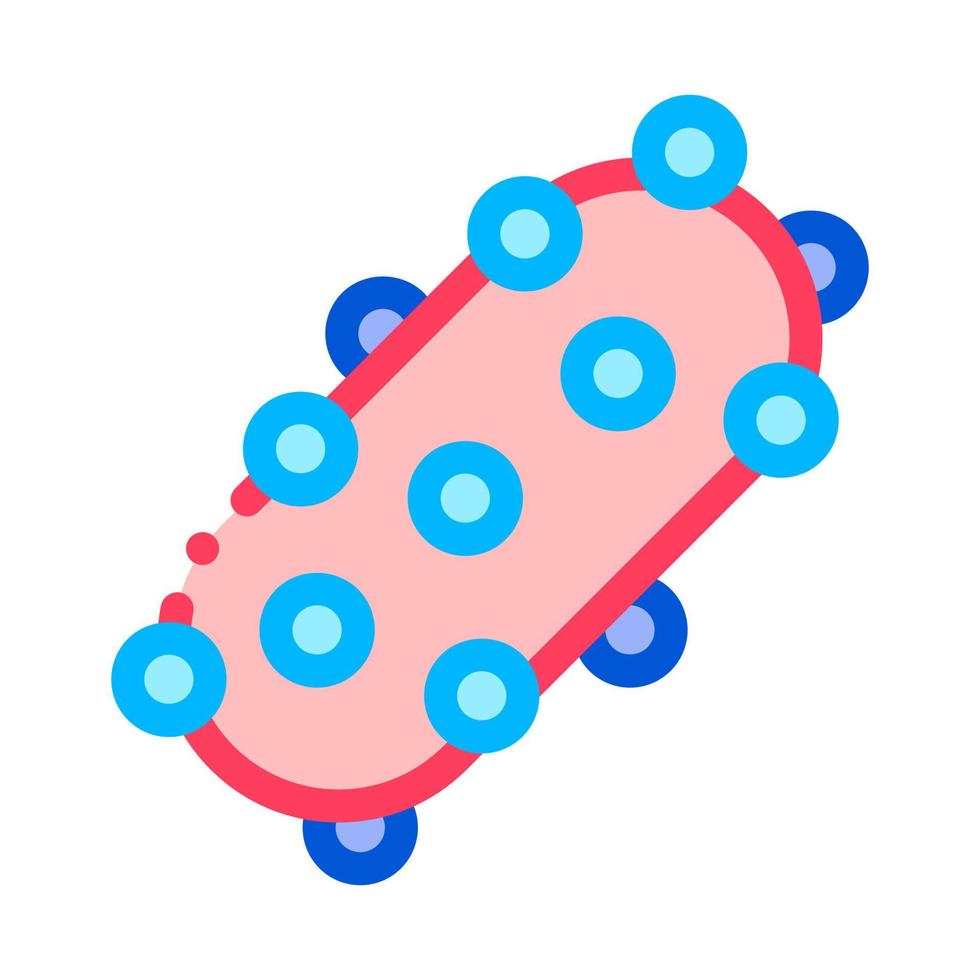 virus pathogeen element vector dun lijn teken icoon