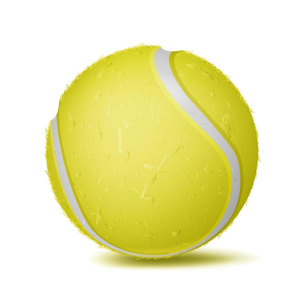 tennis bal vector. sport spel, geschiktheid symbool. illustratie vector