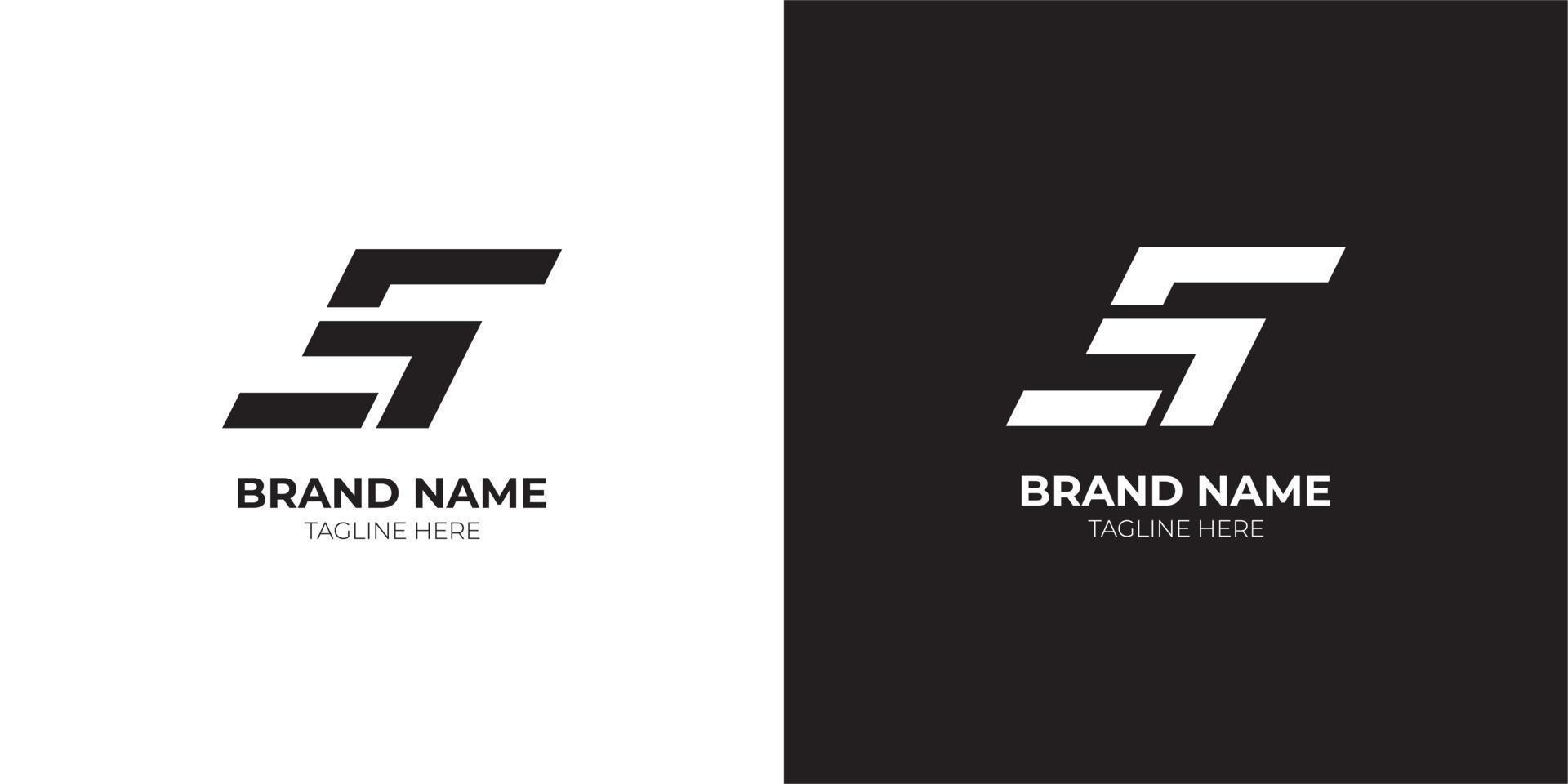 brief s logo. vector s logo elegant luxe zwart en wit