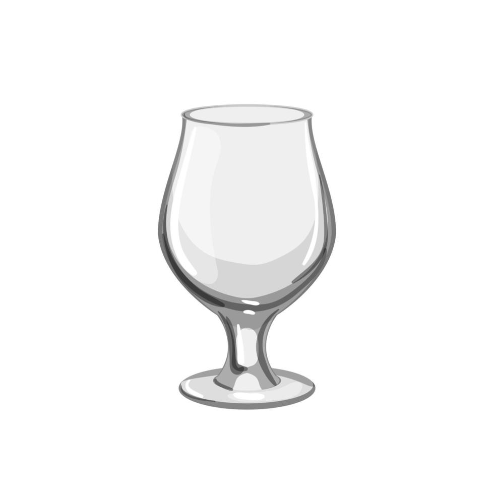 alcohol bier glas tekenfilm vector illustratie