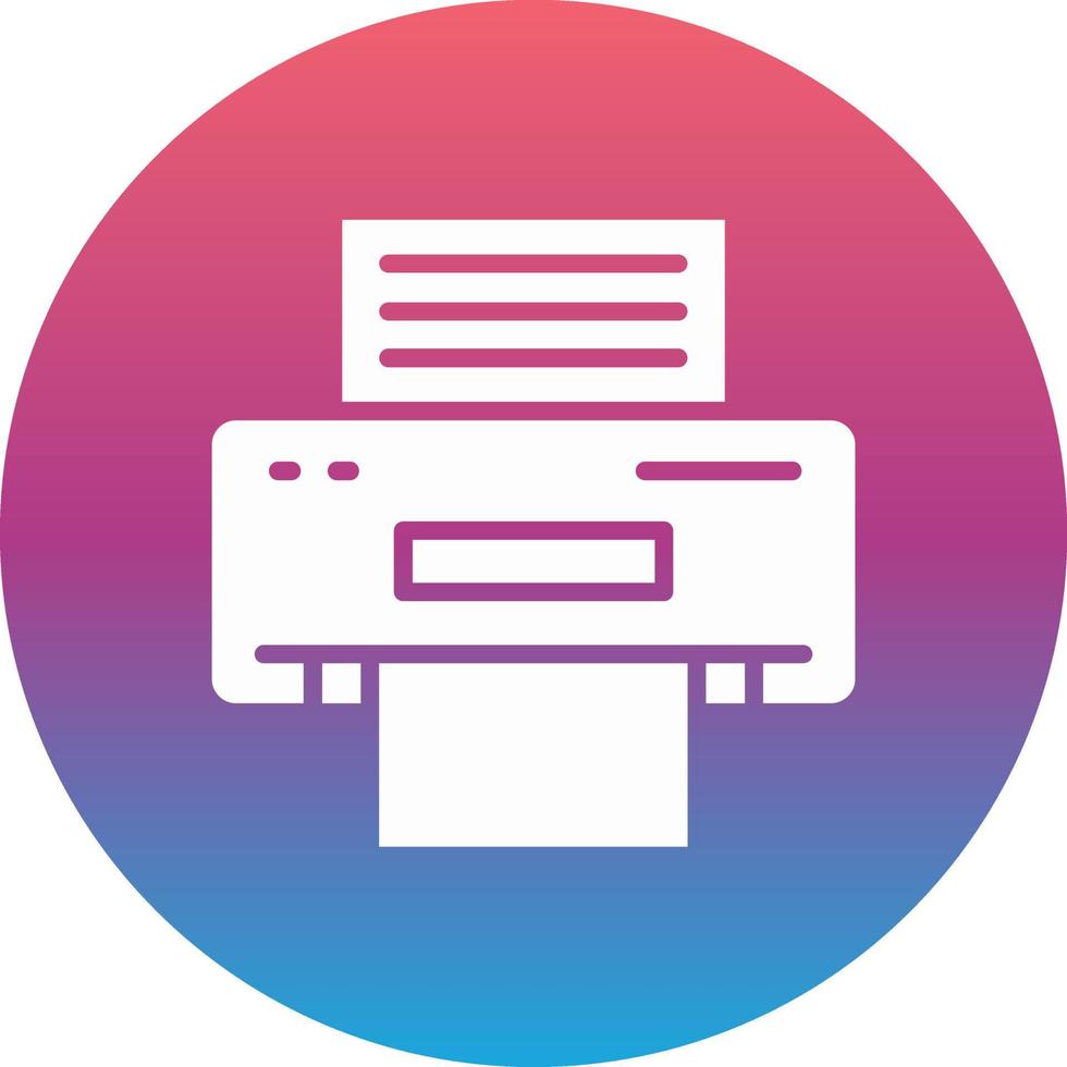 printer vector pictogram