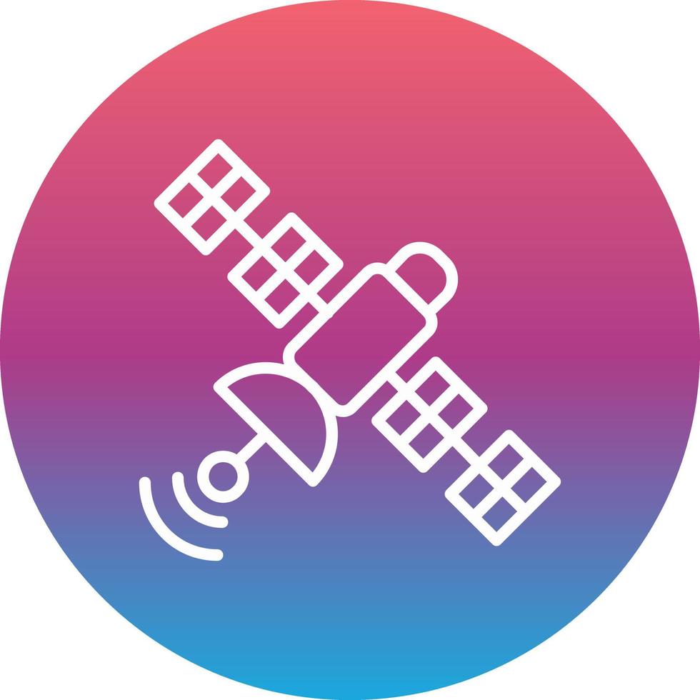 satelliet vector pictogram