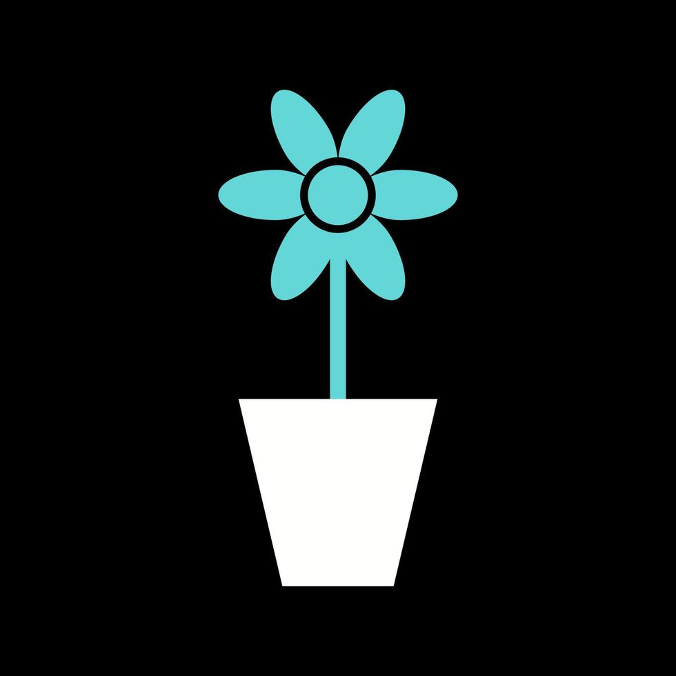 bloem pot vector icoon
