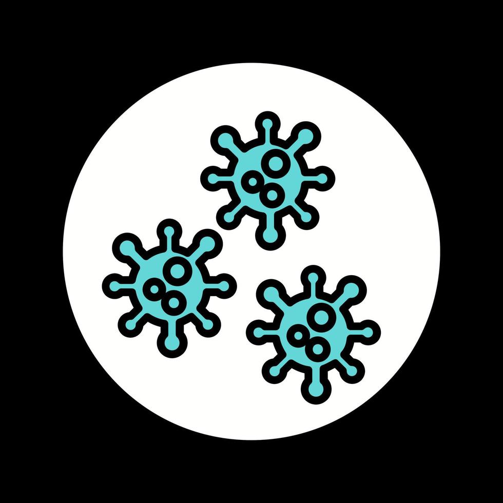 bacteriën vector icon