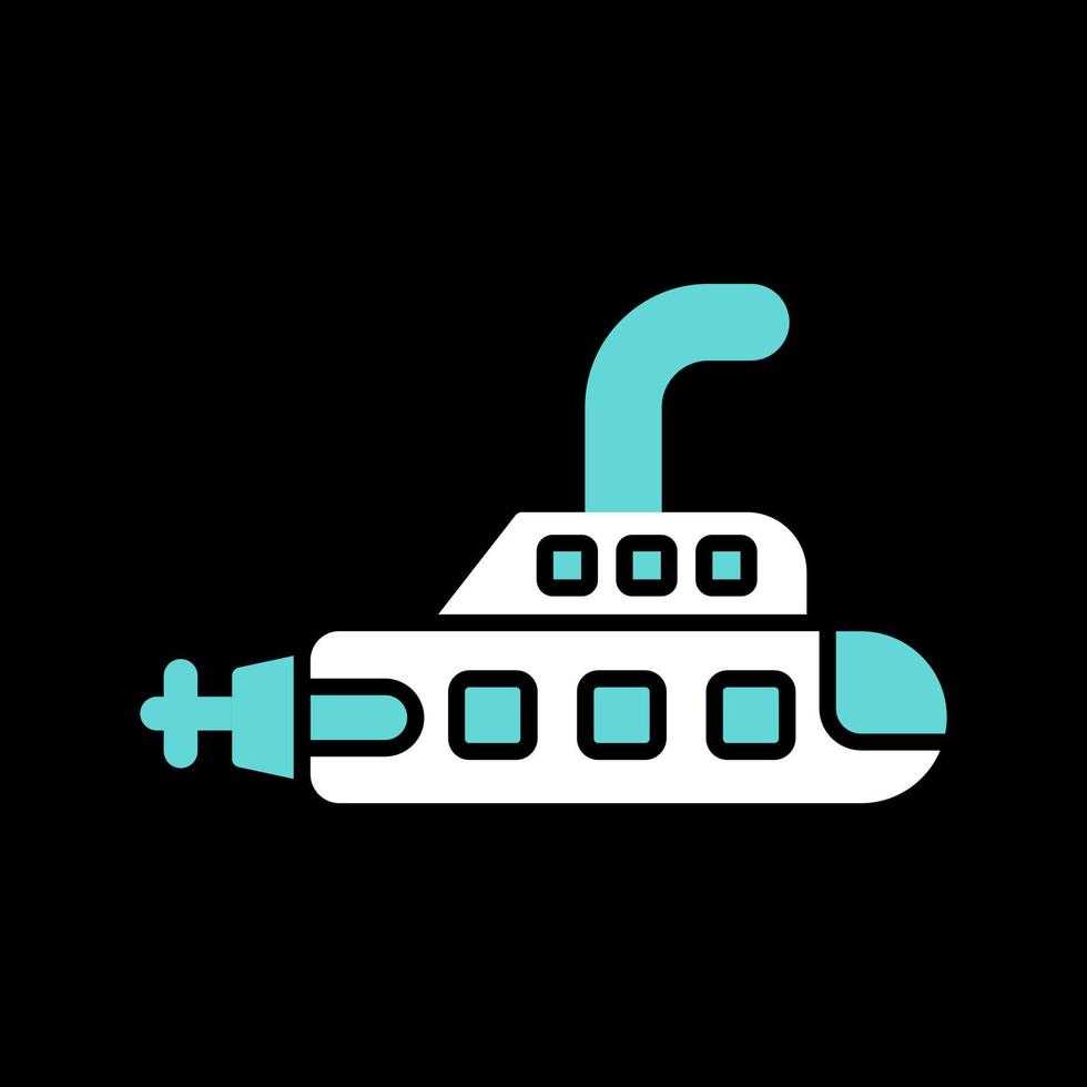 onderzeeër vector pictogram