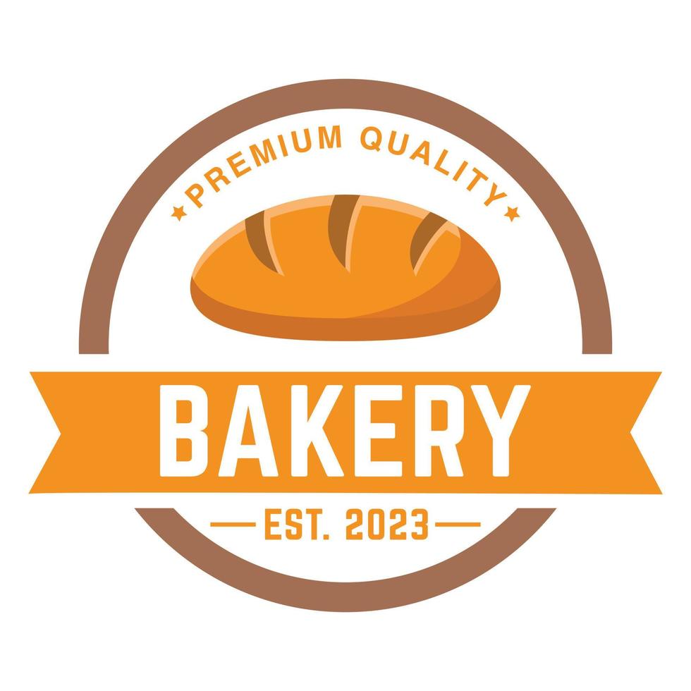 bakkerij logo badges en etiketten voorraad vector, geïsoleerd logo Aan wit achtergrond. vector