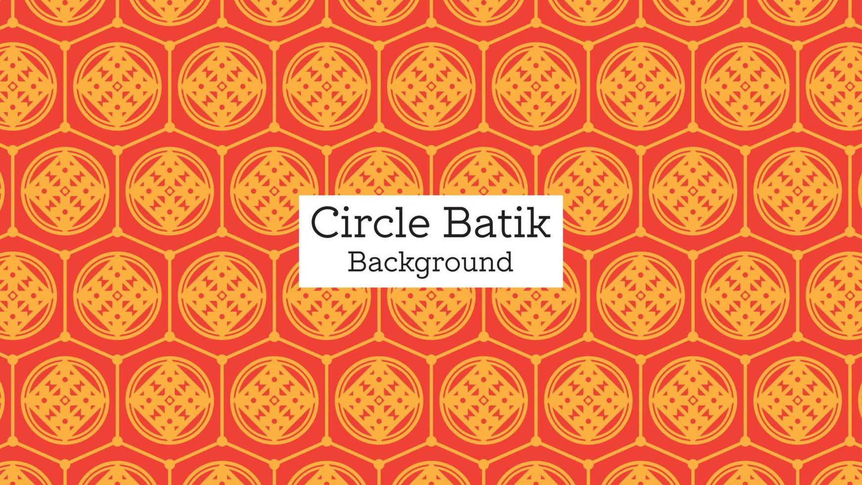 cirkel batik patroon banier achtergrond vector