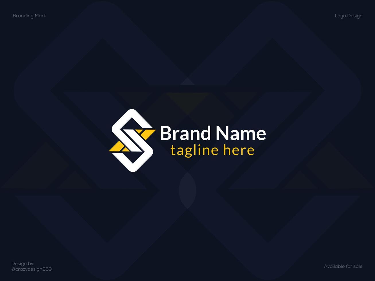 s brief logo ontwerp - bedrijf logo ontwerp vector