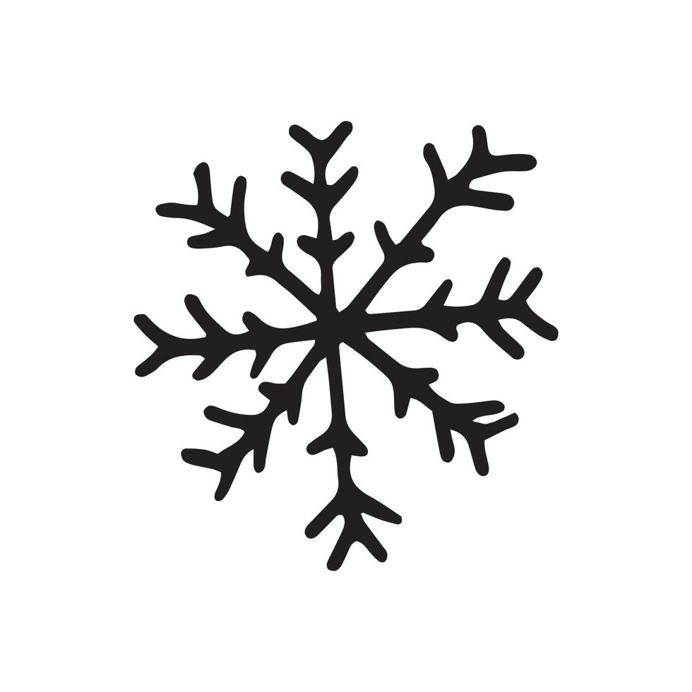 single hand- getrokken element van nieuw jaar en Kerstmis. tekening vector illustratie. winter elementen voor groet kaarten, affiches, stickers en seizoensgebonden ontwerp. geïsoleerd Aan wit achtergrond