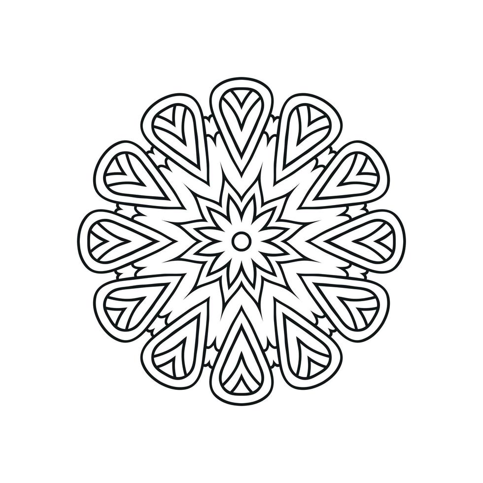 Islamitisch mandala achtergrond vector illustratie