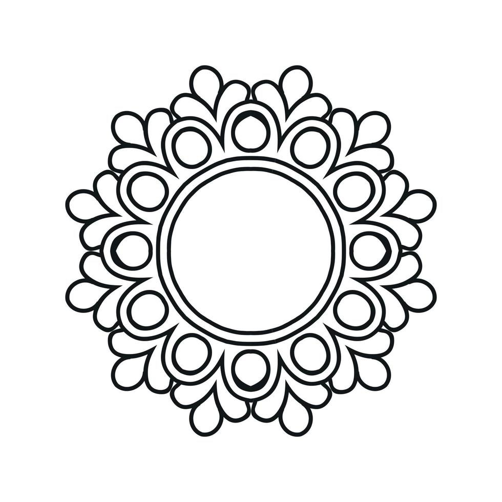 mandala patroon ontwerp achtergrond vector illustratie