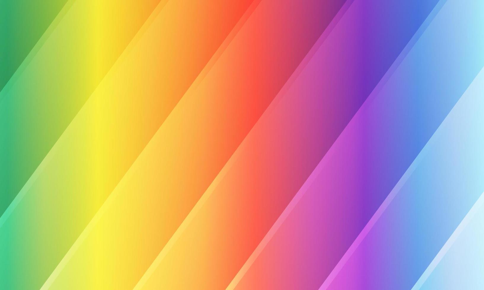 illustratie regenboog helling Aan achtergrond vector