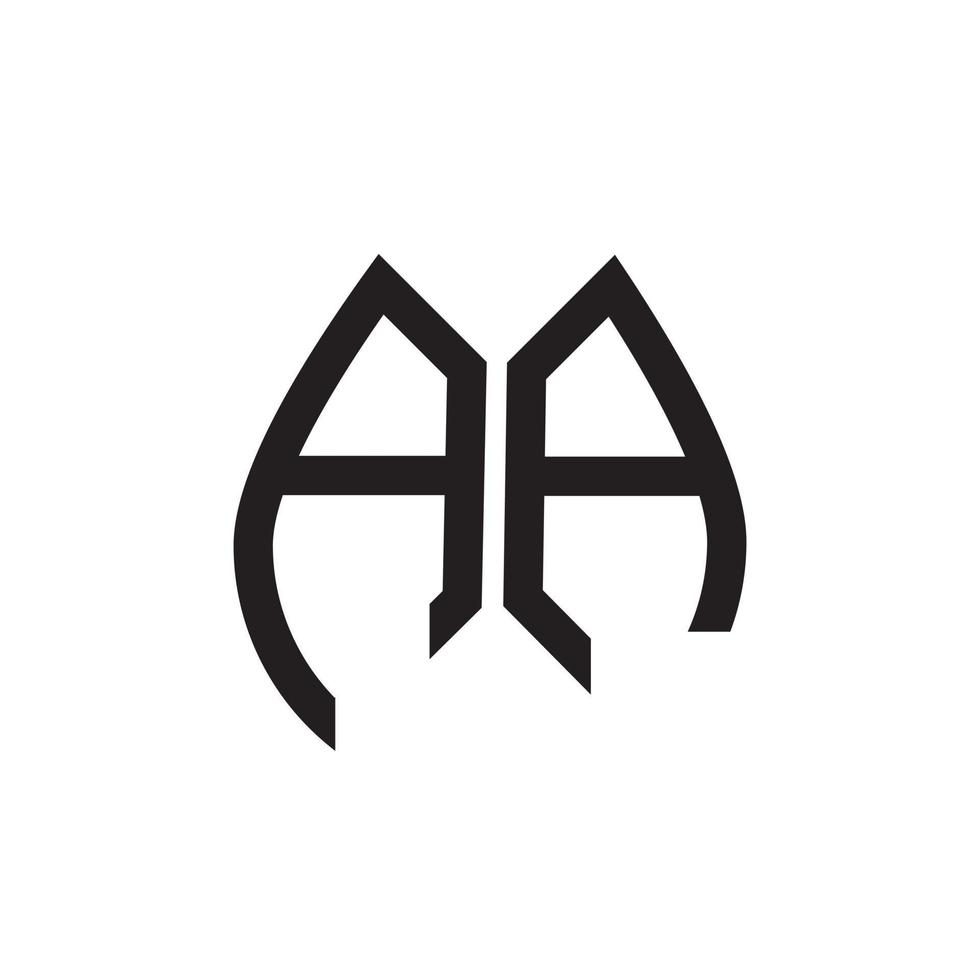 aa brief logo ontwerp.aa creatief eerste aa brief logo ontwerp . aa creatief initialen brief logo concept. vector