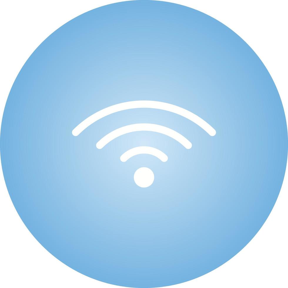 uniek Wifi vector glyph icoon