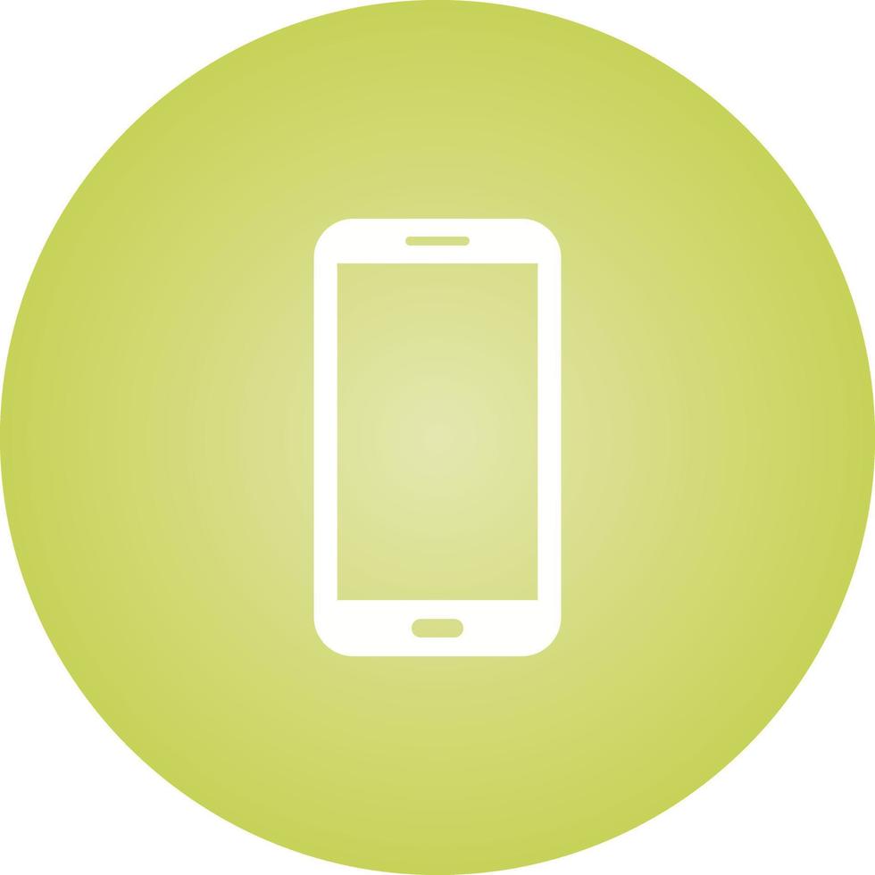 uniek mobiel vector glyph icoon