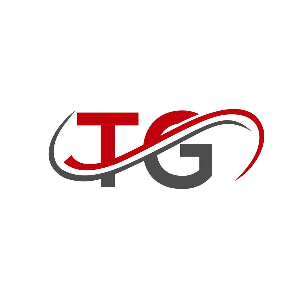 eerste brief tg logo ontwerp. tg logo ontwerp voor financieel, ontwikkeling, investering, echt landgoed en beheer bedrijf vector sjabloon