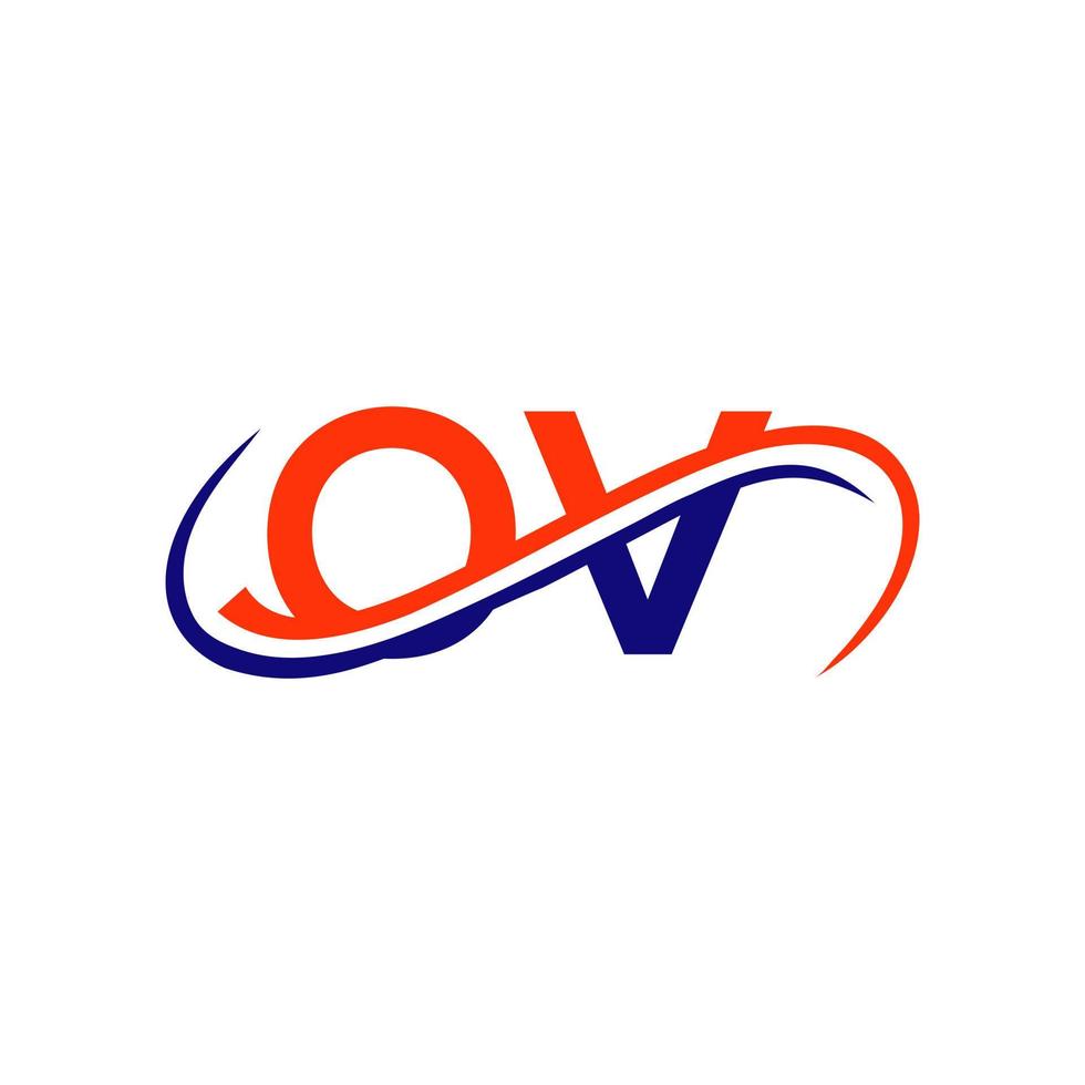 brief ov logo ontwerp voor financieel, ontwikkeling, investering, echt landgoed en beheer bedrijf vector sjabloon