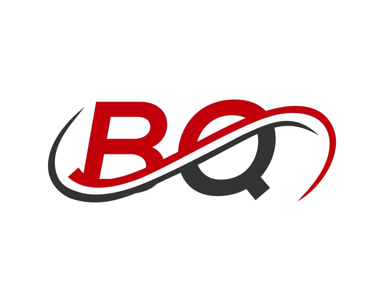 brief bq logo ontwerp voor financieel, ontwikkeling, investering, echt landgoed en beheer bedrijf vector sjabloon