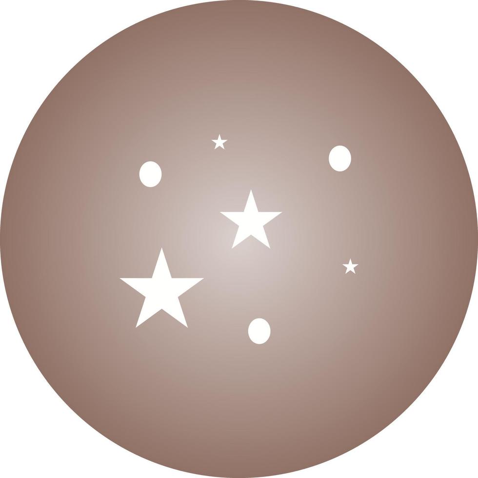 uniek sterren vector glyph icoon