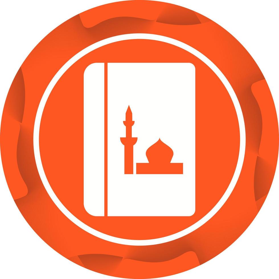 mooi religieus boek glyph vector icoon