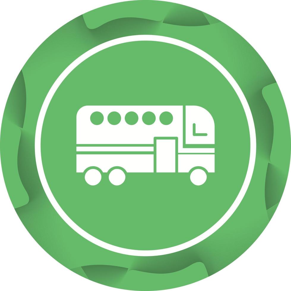 mooi bus vector glyph icoon