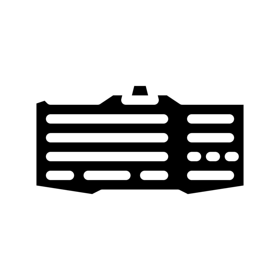 toetsenbord computer icoon vector glyph illustratie