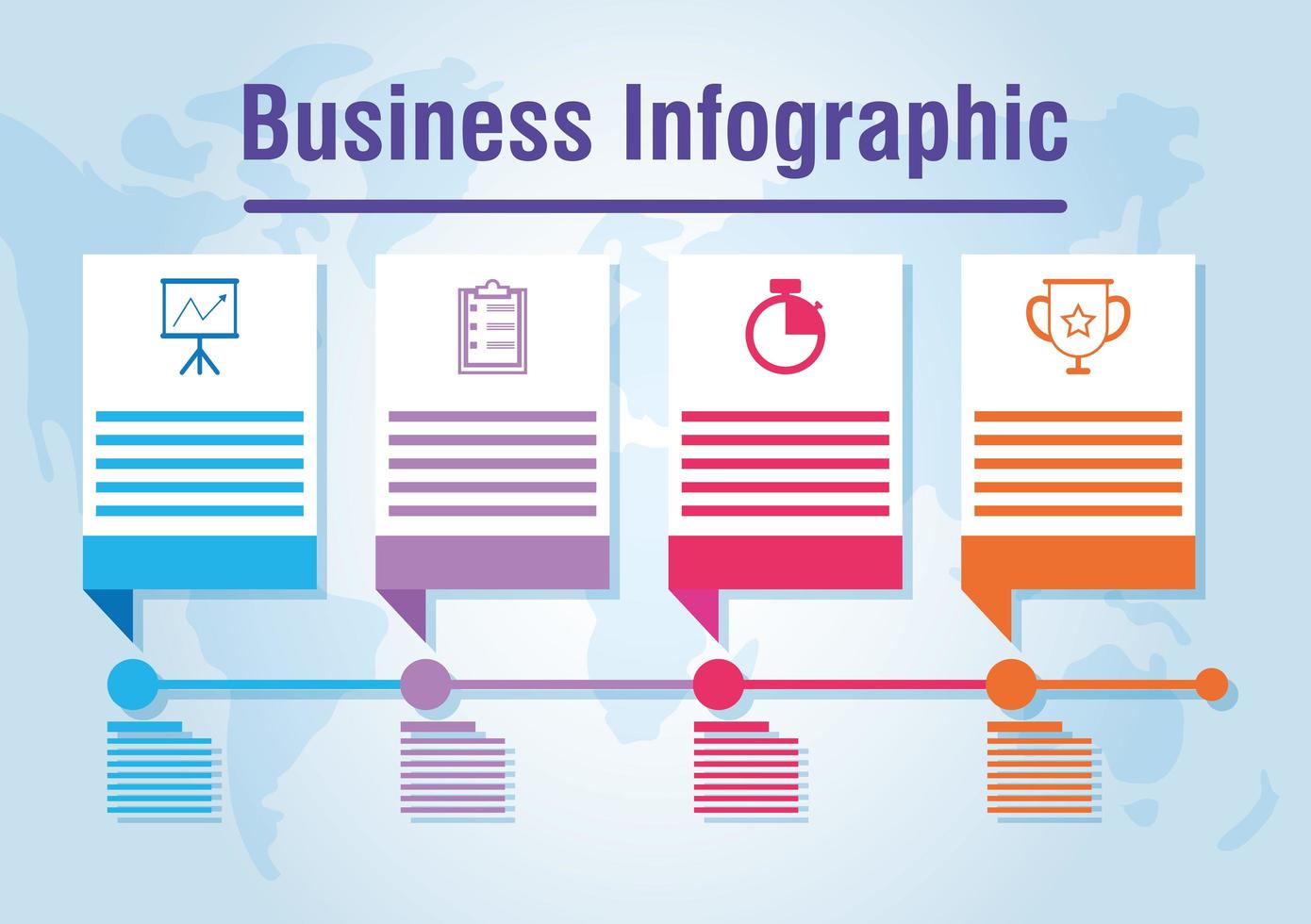 zakelijke en zakelijke infographic banner vector