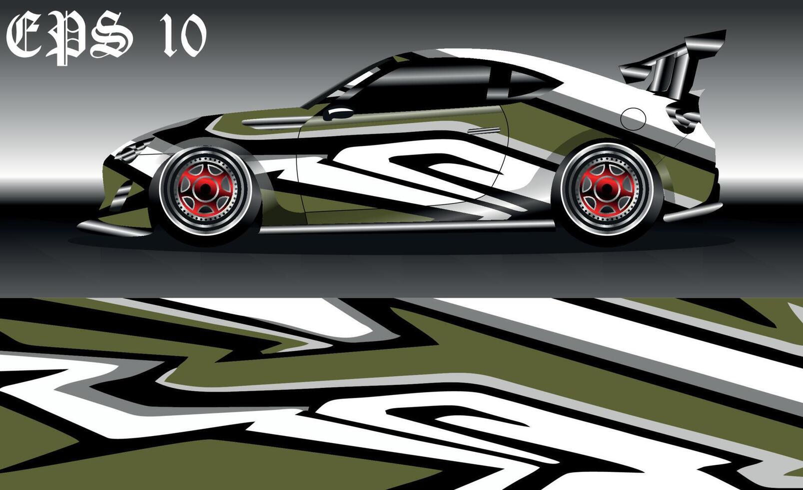auto inpakken abstract racing grafisch achtergrond voor vinyl inpakken vector