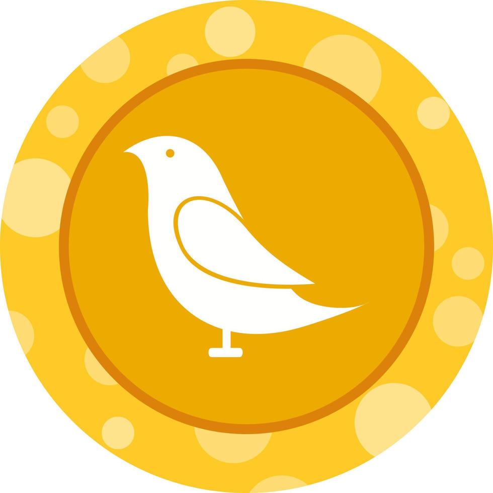 uniek vogelstand vector glyph icoon