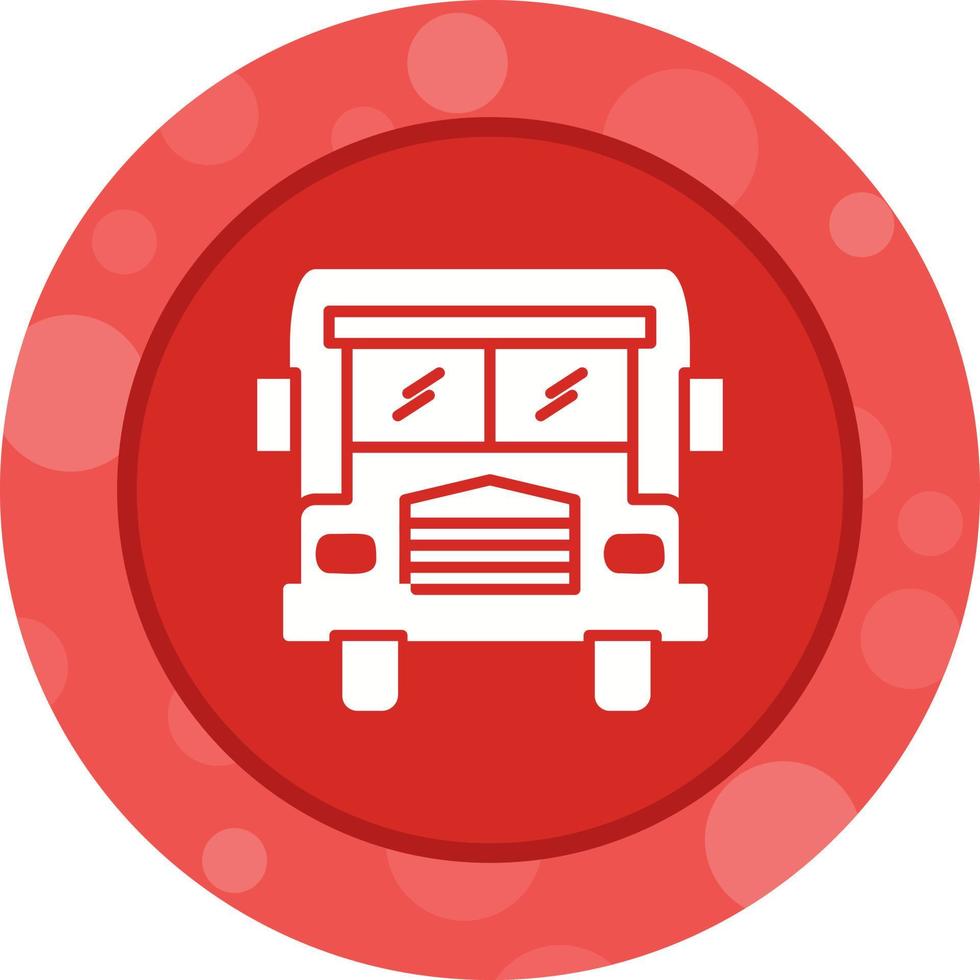 mooi bus vector glyph icoon