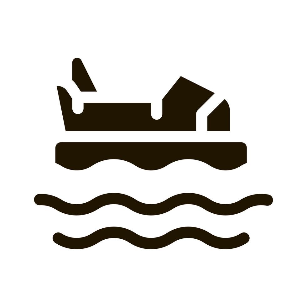 bumper water machine icoon vector glyph illustratie
