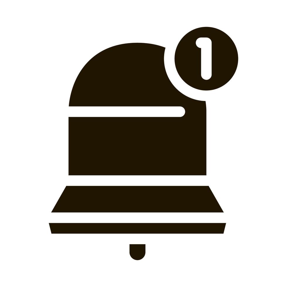 een nieuw merk op icoon vector glyph illustratie