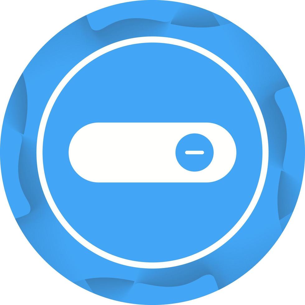 mooi glijbaan knop glyph vector icoon