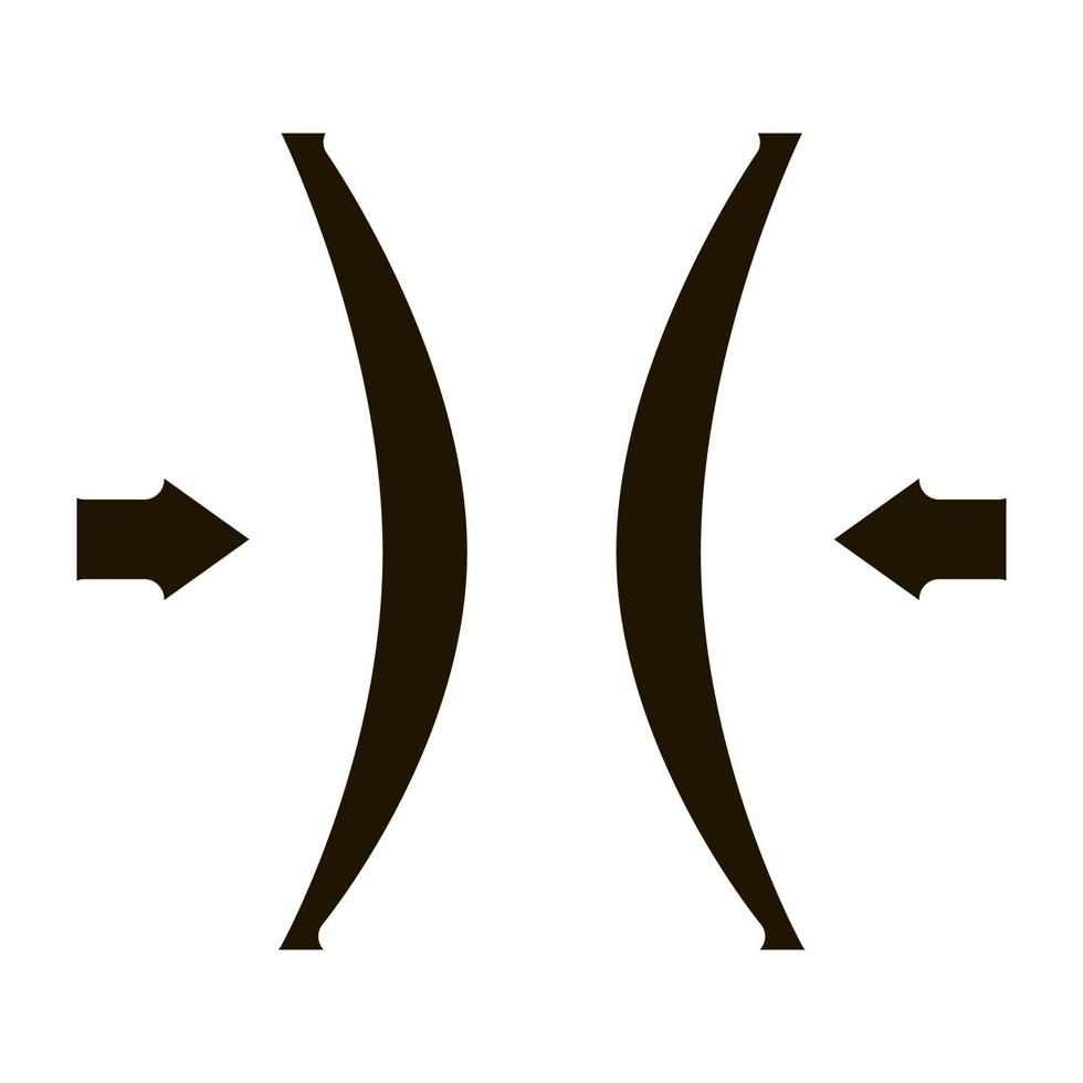 blok vocale koorden icoon vector glyph illustratie