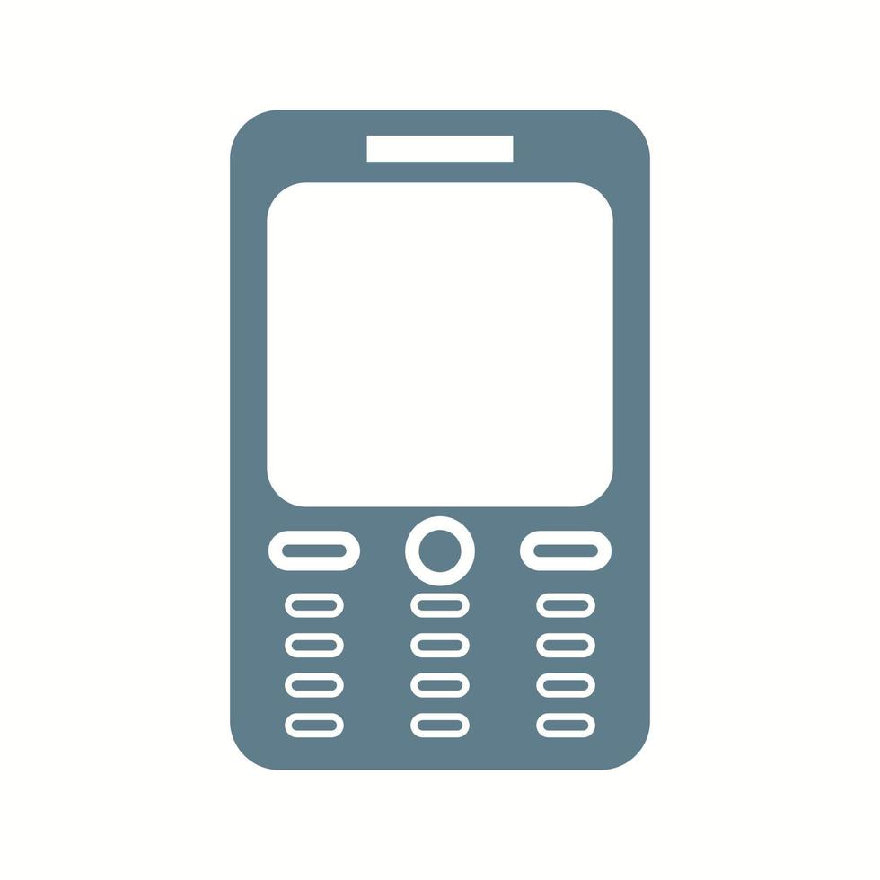mooi mobiel vector glyph icoon