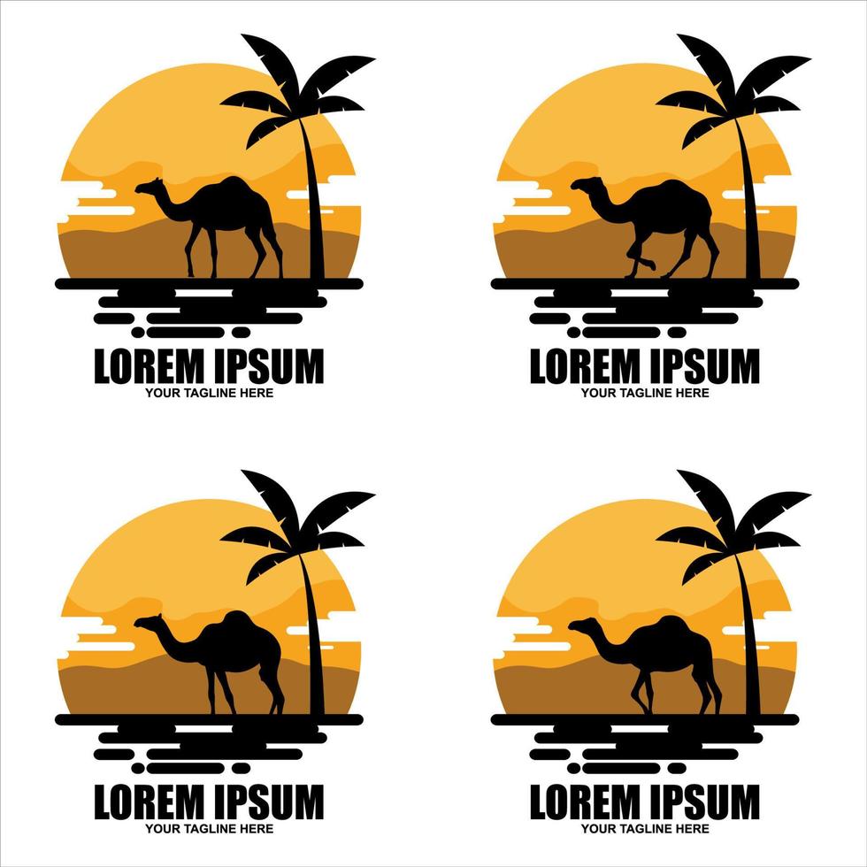 gemakkelijk vector logo kameel
