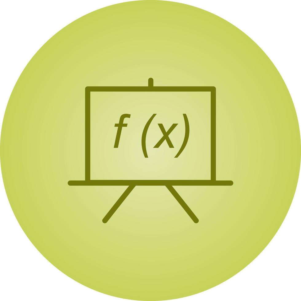 mooi formule vector lijn icoon