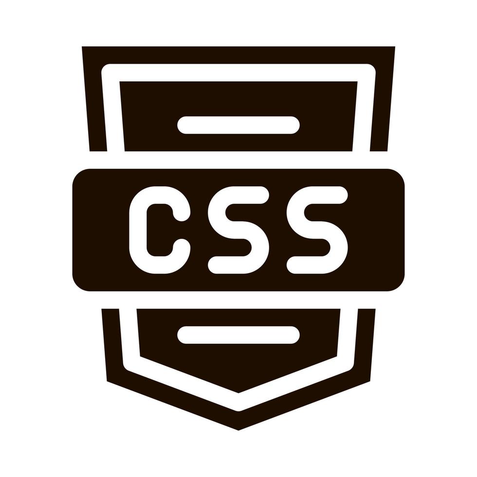 codering taal css systeem vector icoon