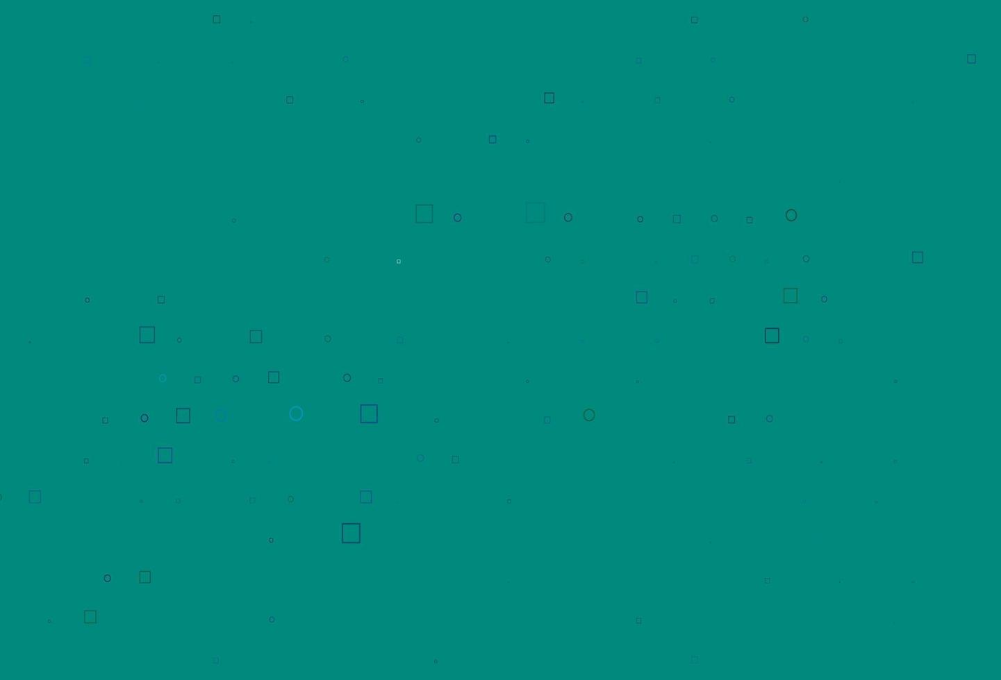 lichtblauwe, groene vectorlay-out met cirkelvlekken, kubussen. vector