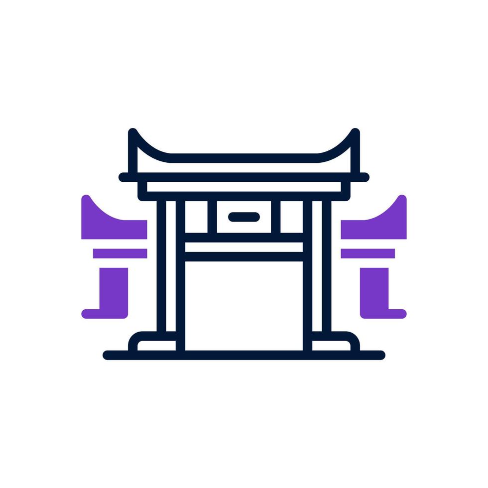 torii poort icoon voor uw website, mobiel, presentatie, en logo ontwerp. vector